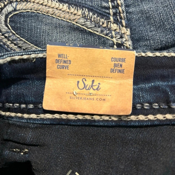 SILVER JEANS Sz 18 Suki High Boot Cut Relaxed Hip High Rise Jeans Denim NEW - Picture 16 of 16